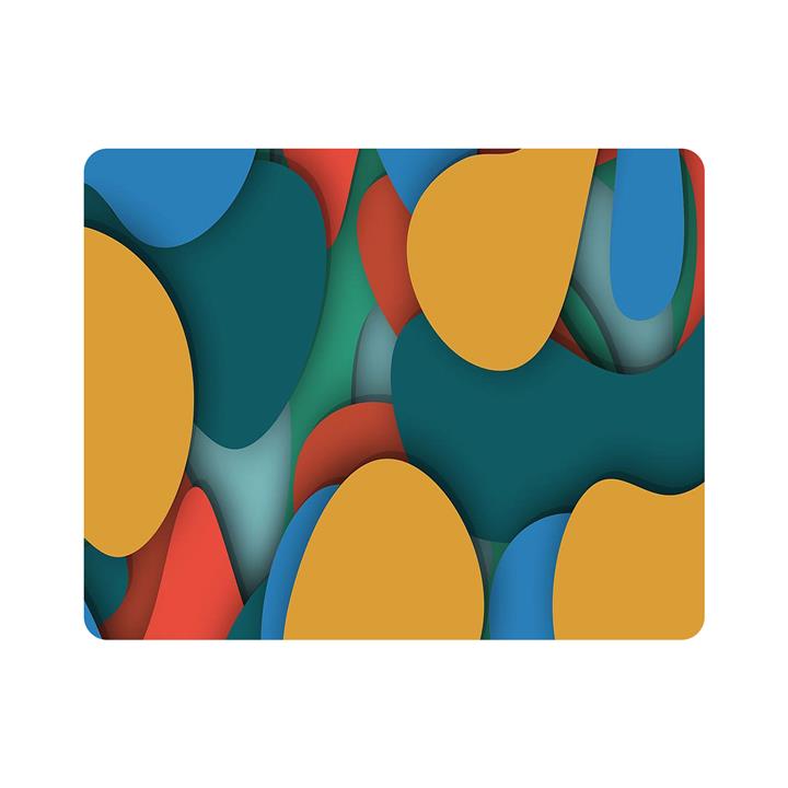 ماوس پد اطلس آبی طرح انتزاعی مدل T1155